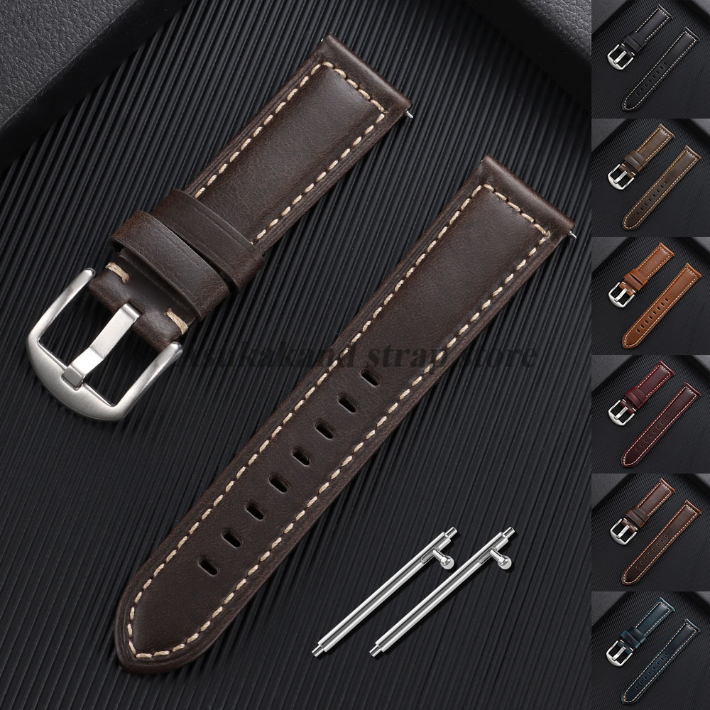 Smartwatch Vintage Watches For Women - 18/20/22/24/26mm Quick Release Cowhide Strap for