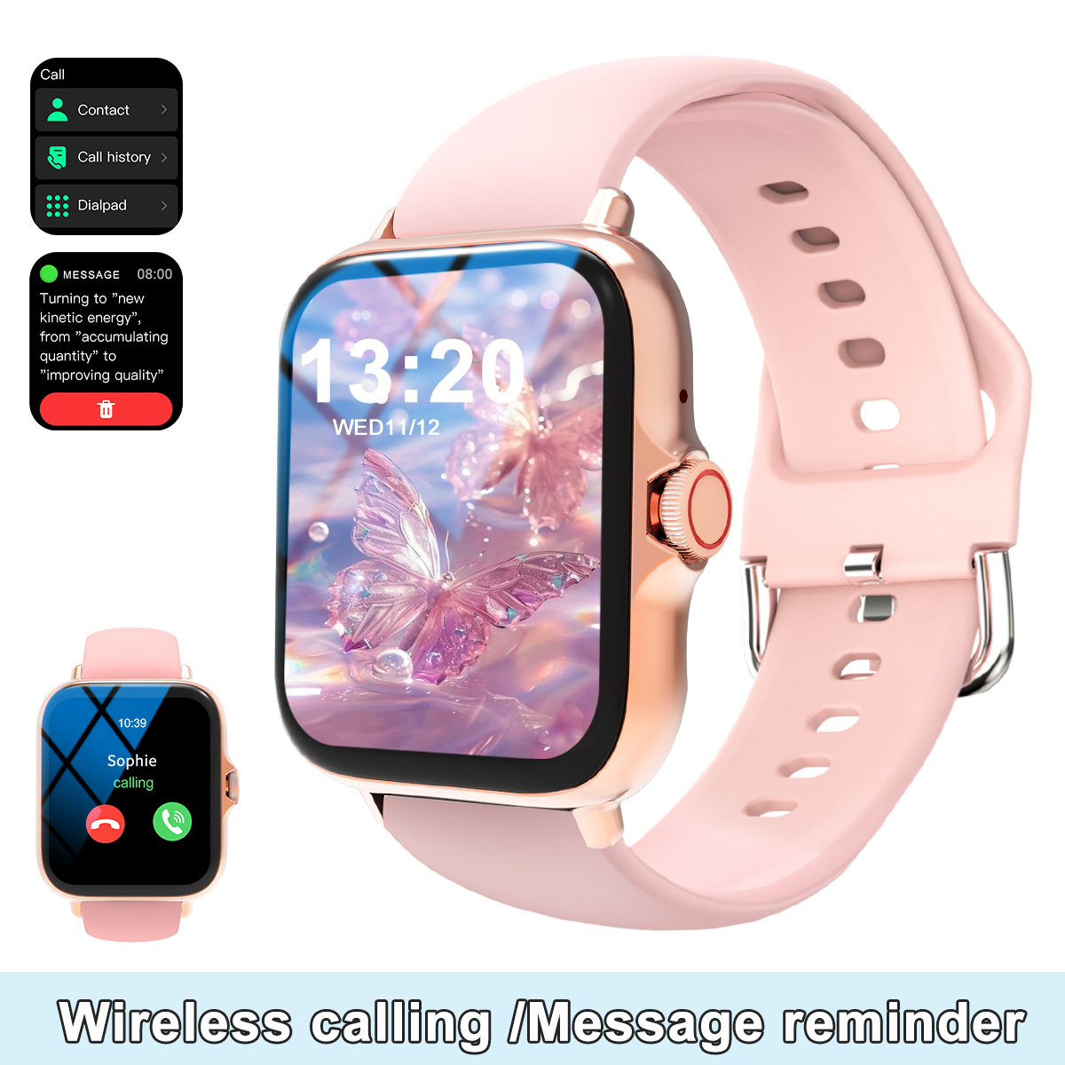 Smartwatch Iphone Watches For Women - Smart watch, wireless calling /dial, Various