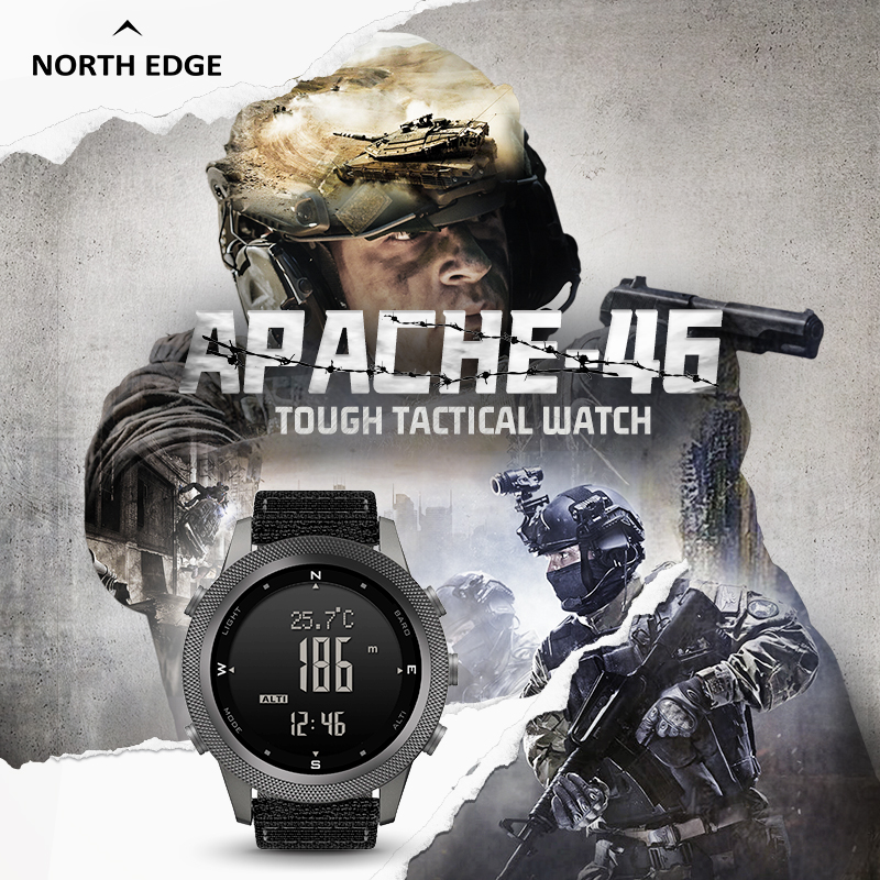 Smartwatch Army Watches For Men - APACHE-Waterproof Digital Watch for Men, Army
