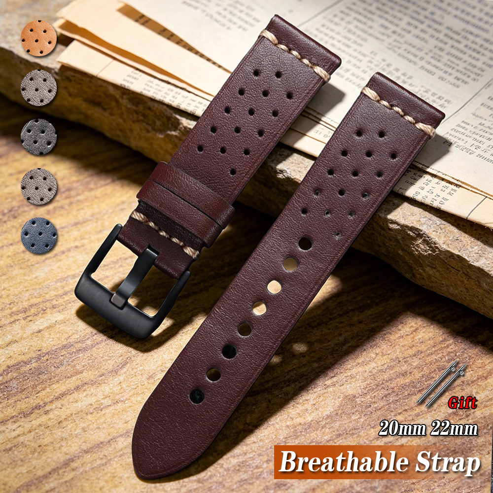 Smartwatch Vintage Watches For Women - Vintage Cowhide Watch Strap 20mm 22mm