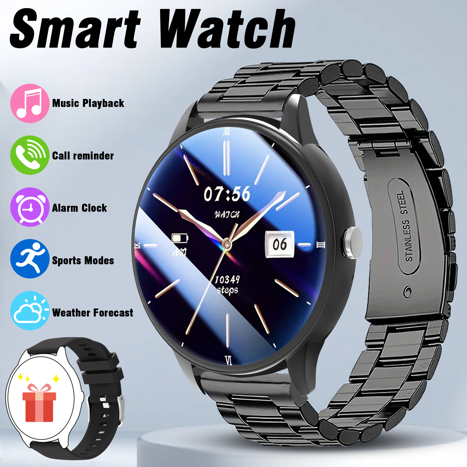 Smartwatch Iphone Watches For Women - 2026 New Smartwatch, Simple and Elegant,