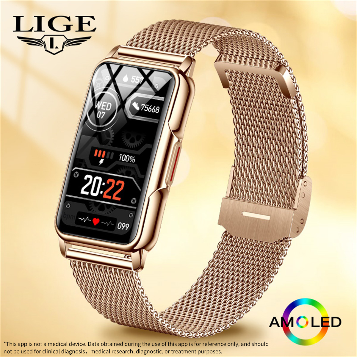 Smartwatch Watches For Men - LIGE Smart Watch Men Women Fitness