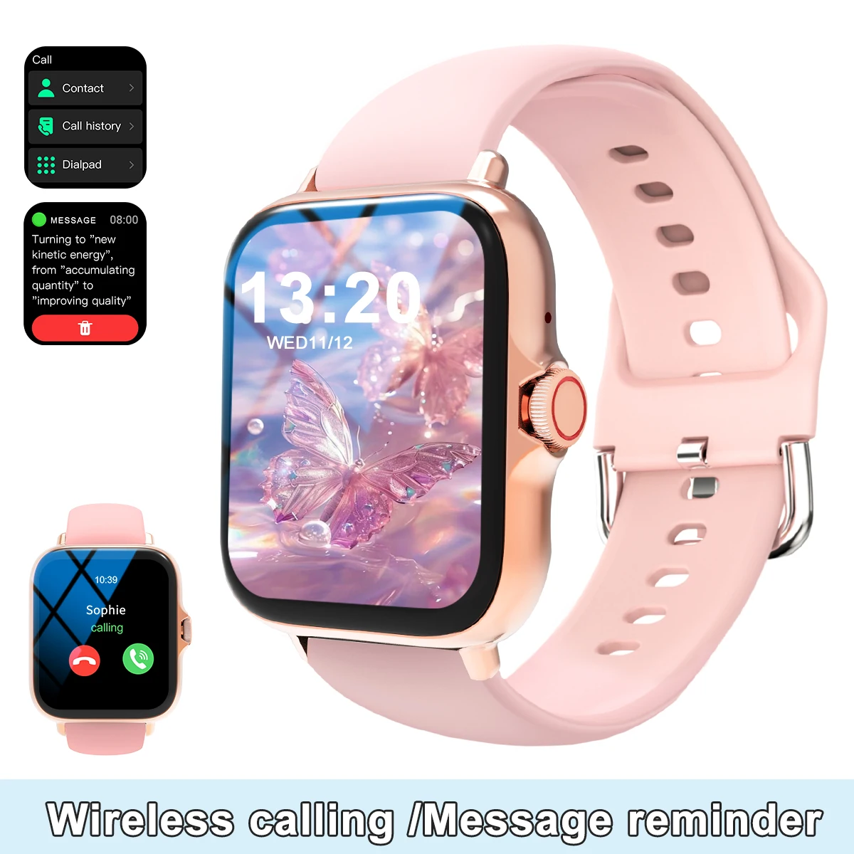 Smart watch, wireless calling  - Smartwatch Iphone Watches For Women recension och pris