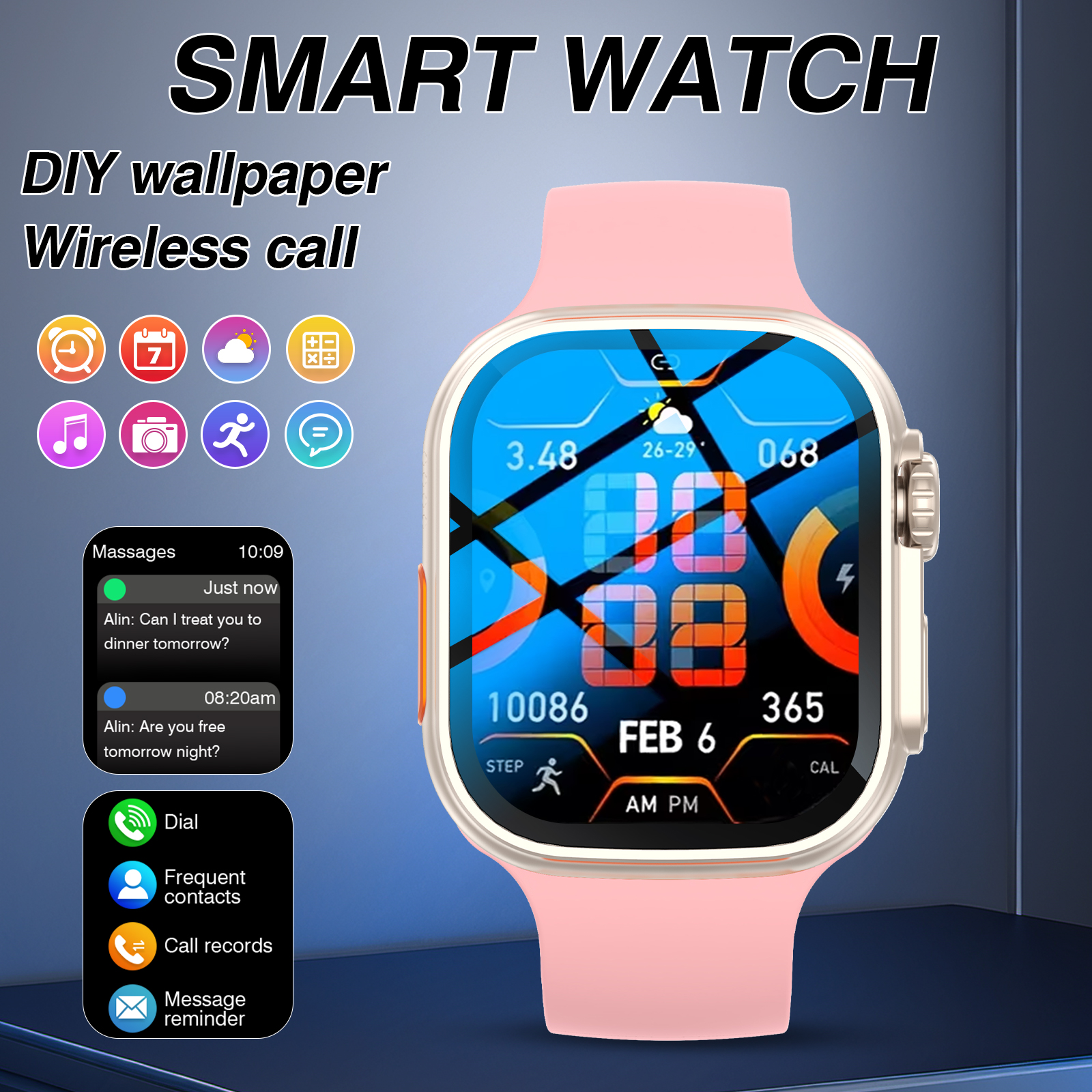 2026 New Smart Watch, HD Large - Smartwatch Iphone Watches For Women recension och pris