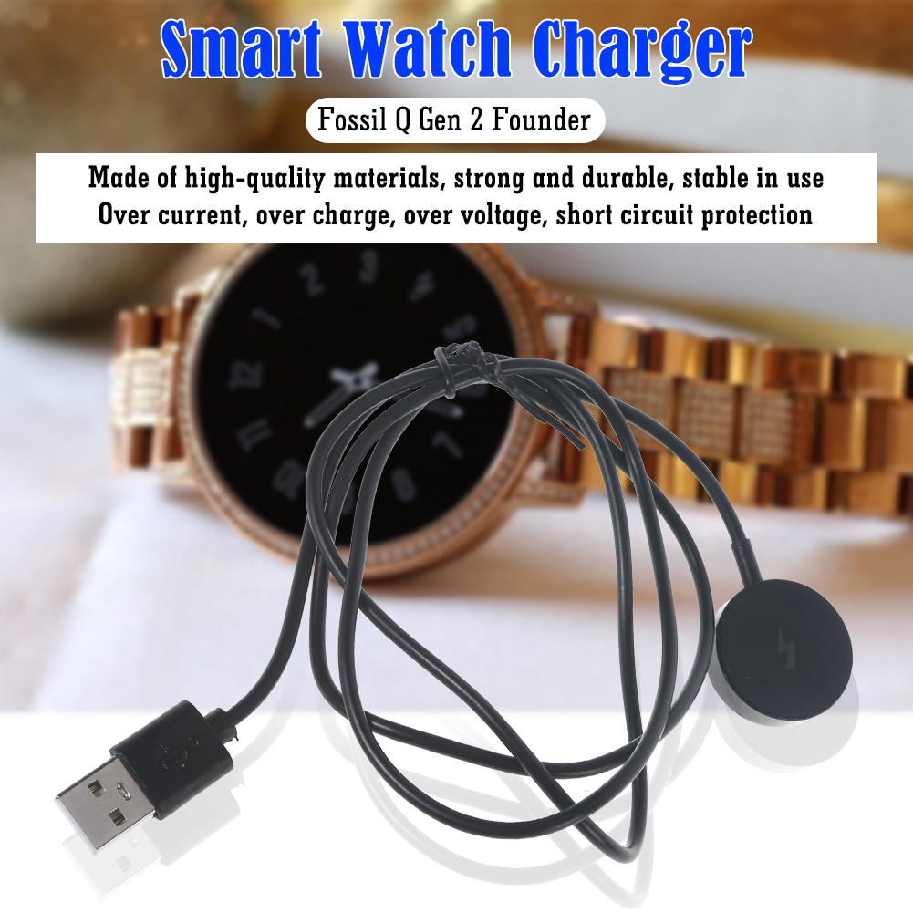 USB Smart Watch Magnetic Charg - Fossil Watches Smartwatch Gen 3 recension och pris