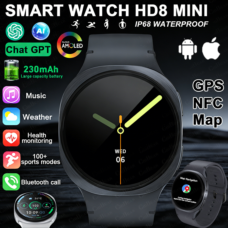 2026 New Watches 8 Mini GPS Tr - Smartwatch Health Watches For Women recension och pris