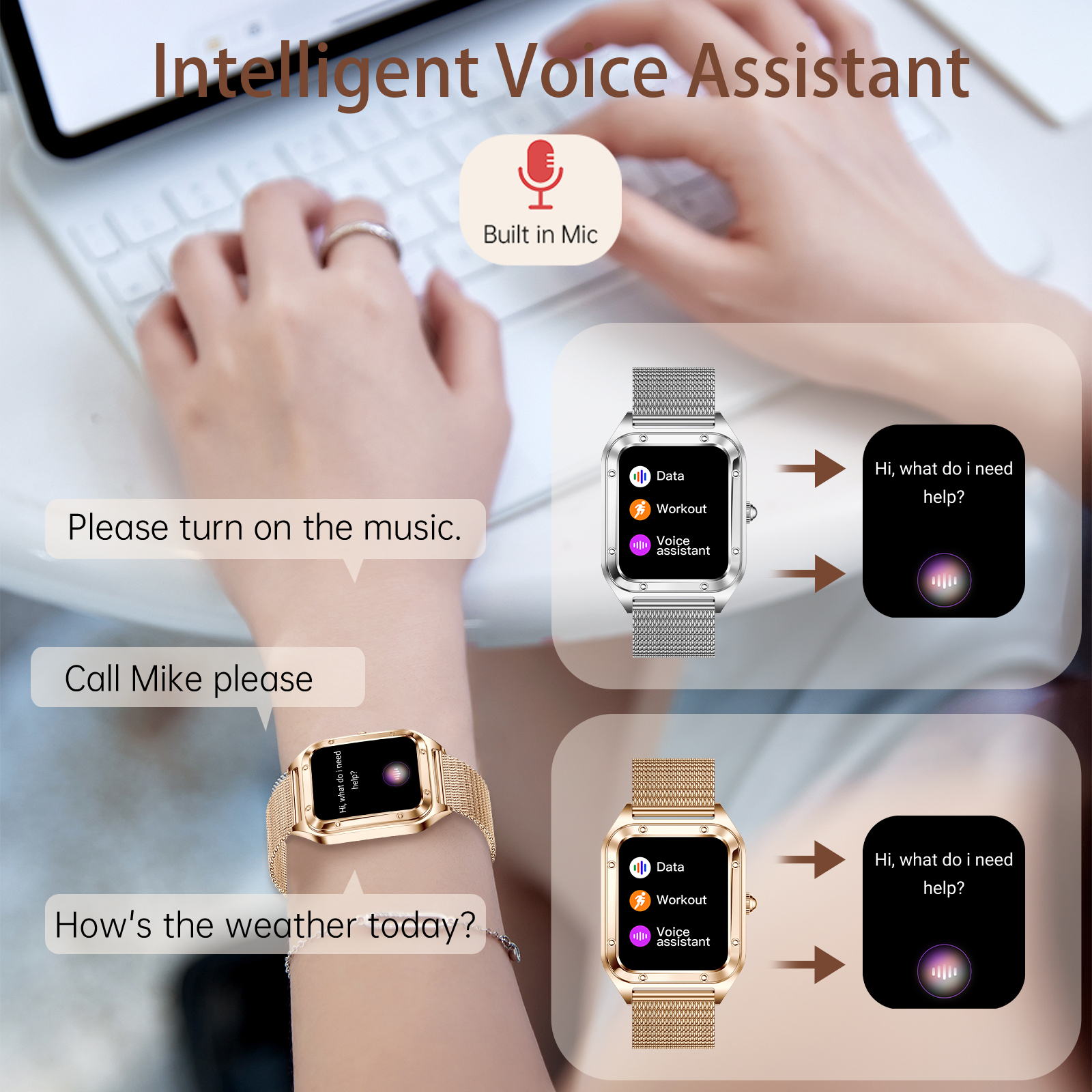Women Smart Watch(Answer/Make  - Smartwatch Iphone Watches For Women recension och pris