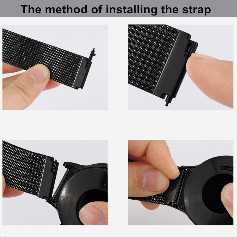 18MM Milanese Loop Strap For F - Fossil Watches Smartwatch Gen 3 recension och pris