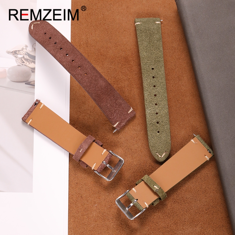 Suede Quick Release Leather Re - Smartwatch Vintage Watches For Women recension och pris