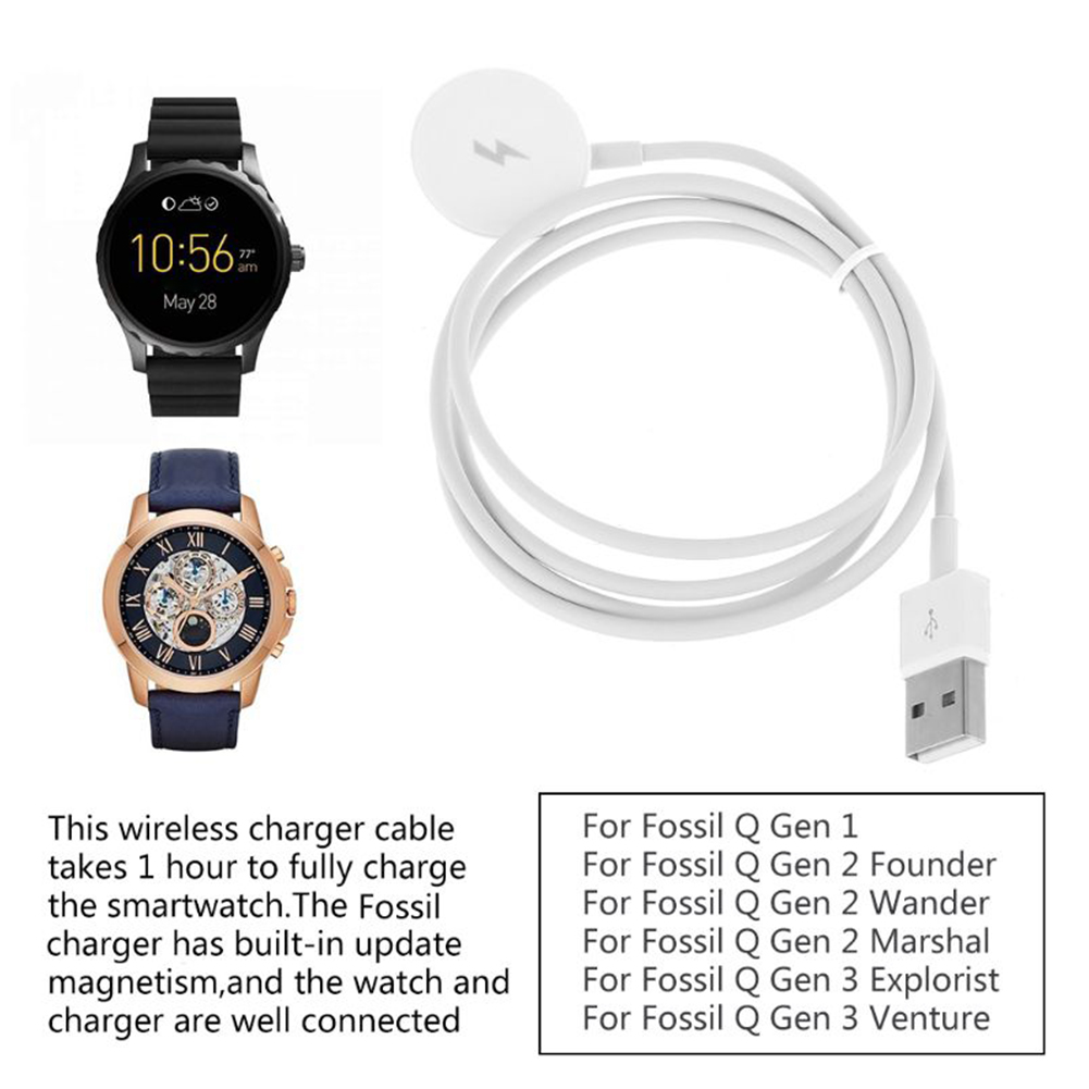USB Watch Charger Adapter Shor - Fossil Watches Smartwatch Gen 3 recension och pris
