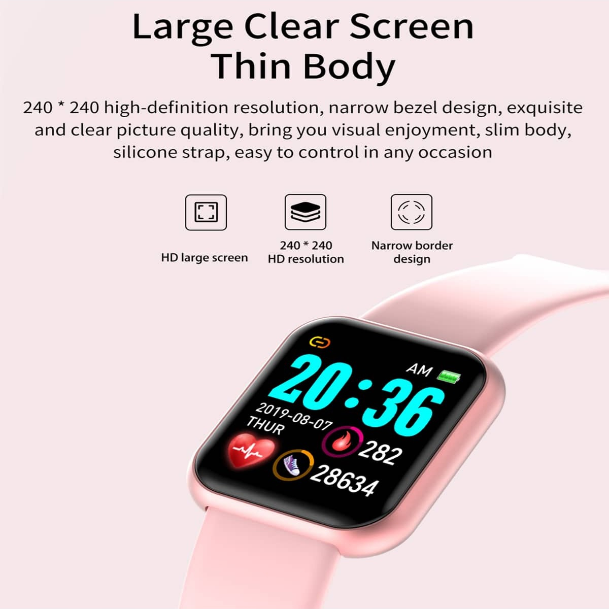 Smart Watch Message Remind Mus - Watch Smart Y68 recension och pris