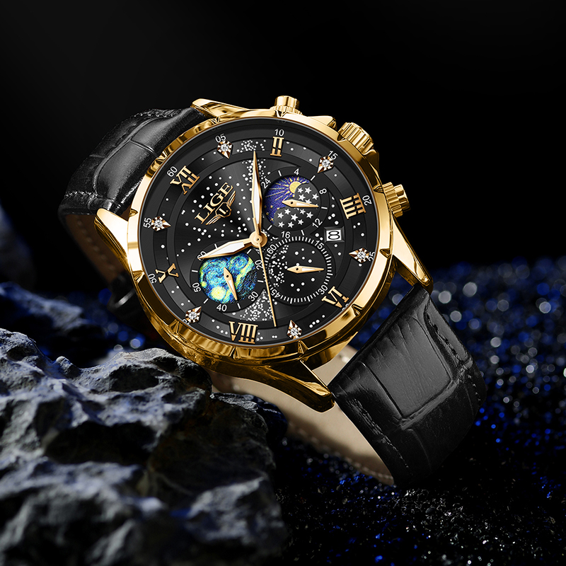LIGE 2024 Top Luxury Brand Men - Smartwatch Army Watches For Men recension och pris