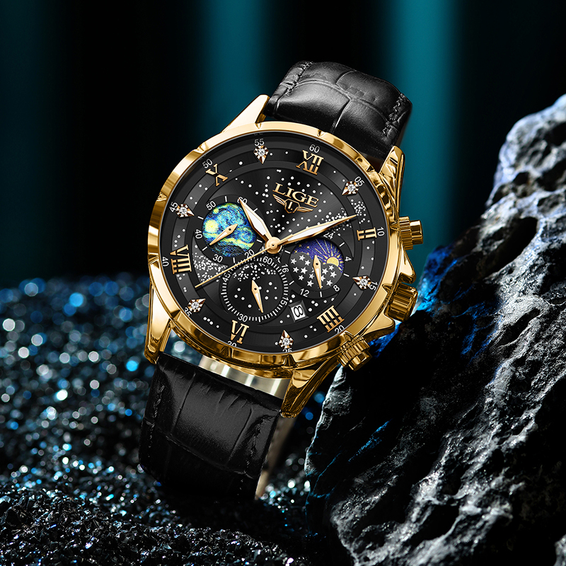 LIGE 2024 Top Luxury Brand Men - Smartwatch Army Watches For Men recension och pris