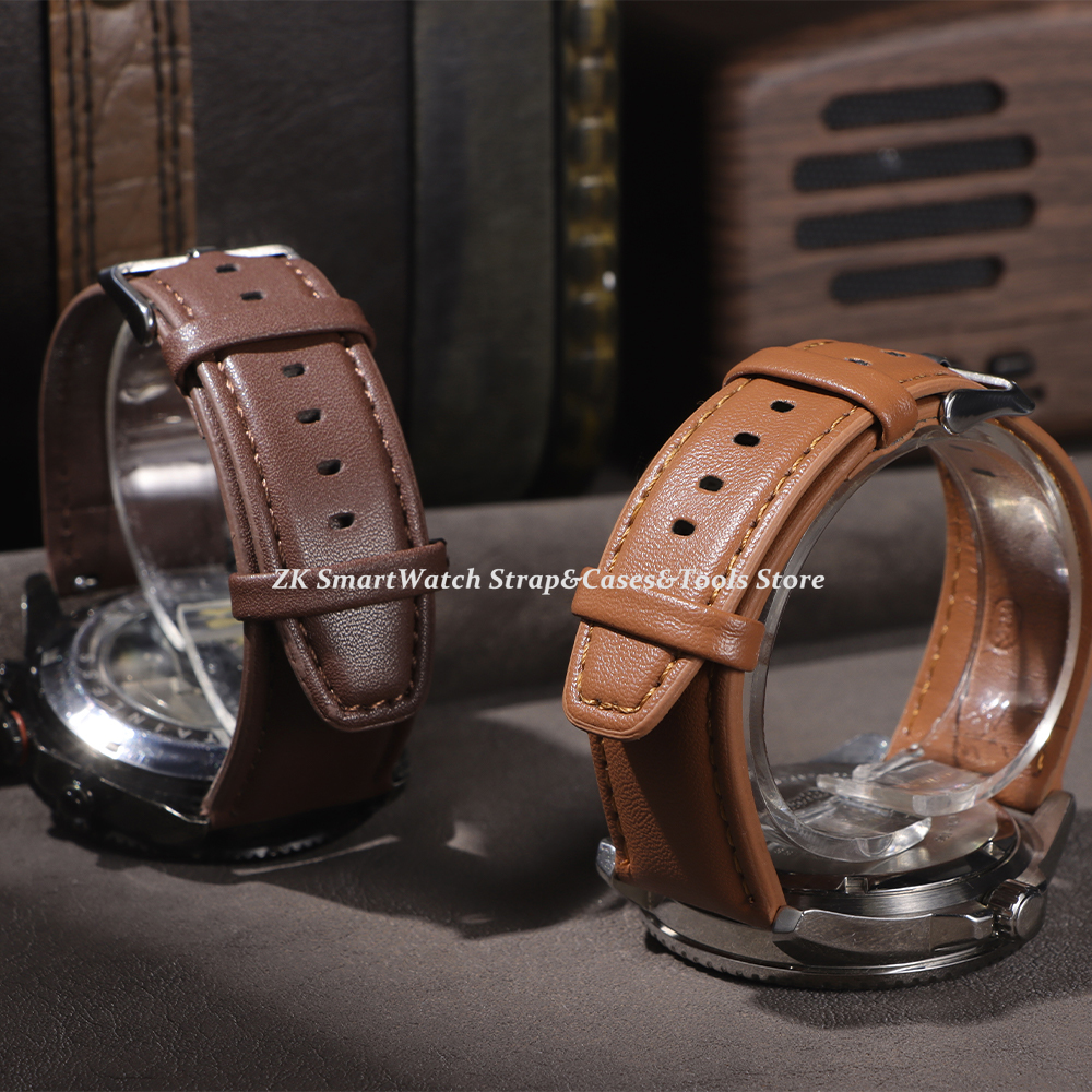 Leather Watch Band 22mm for Om - Smartwatch Vintage Watches For Women recension och pris