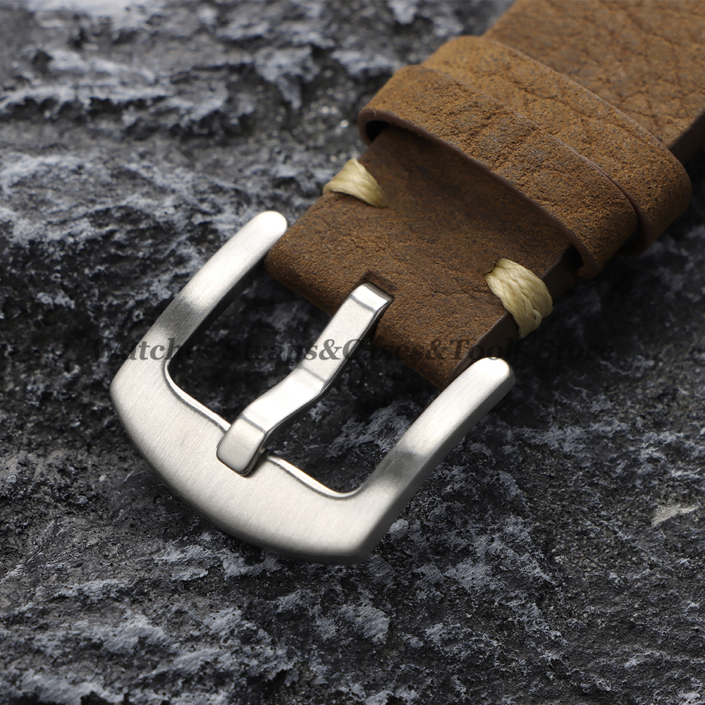 Genuine Cowhide Watch Strap 20 - Smartwatch Vintage Watches For Women recension och pris
