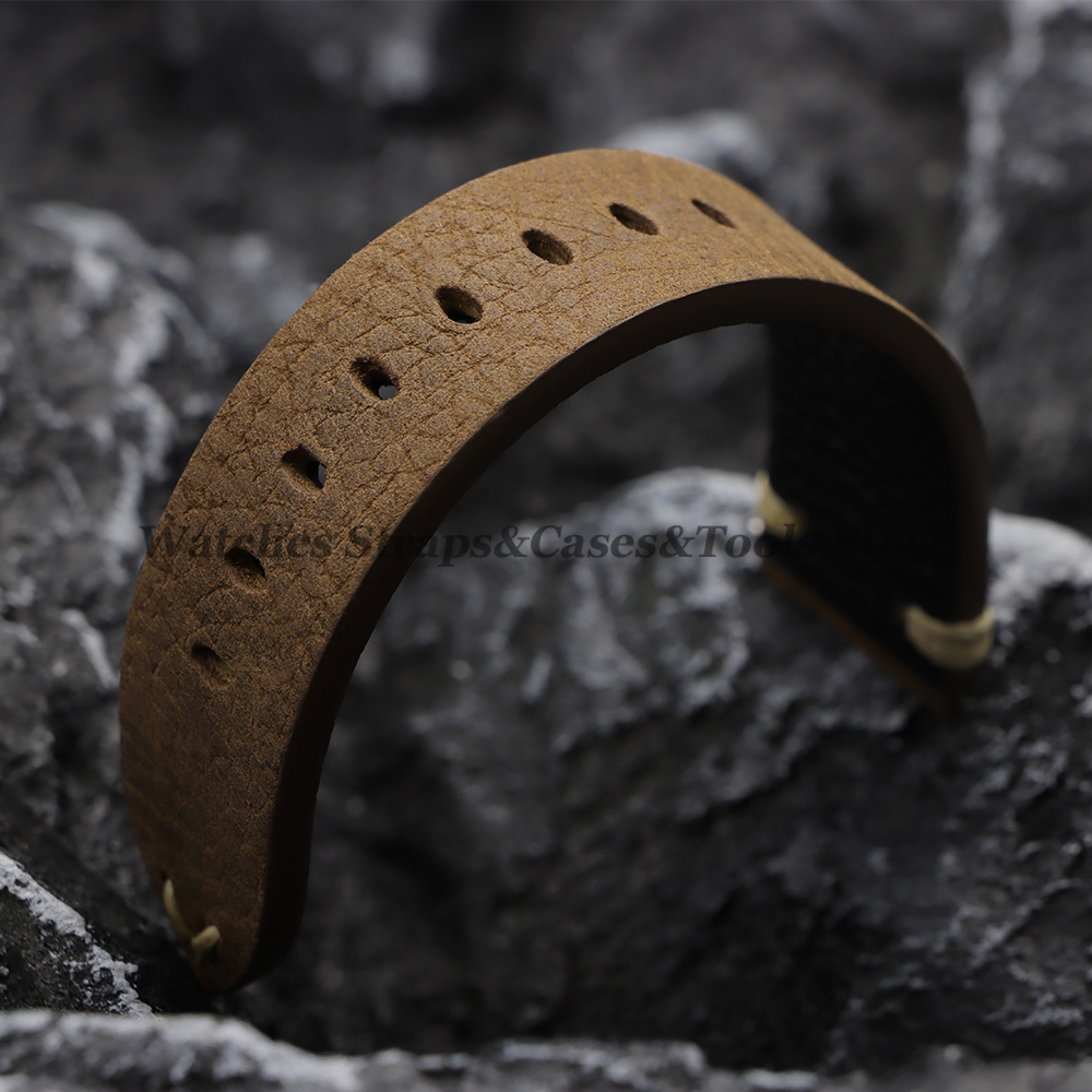 Genuine Cowhide Watch Strap 20 - Smartwatch Vintage Watches For Women recension och pris