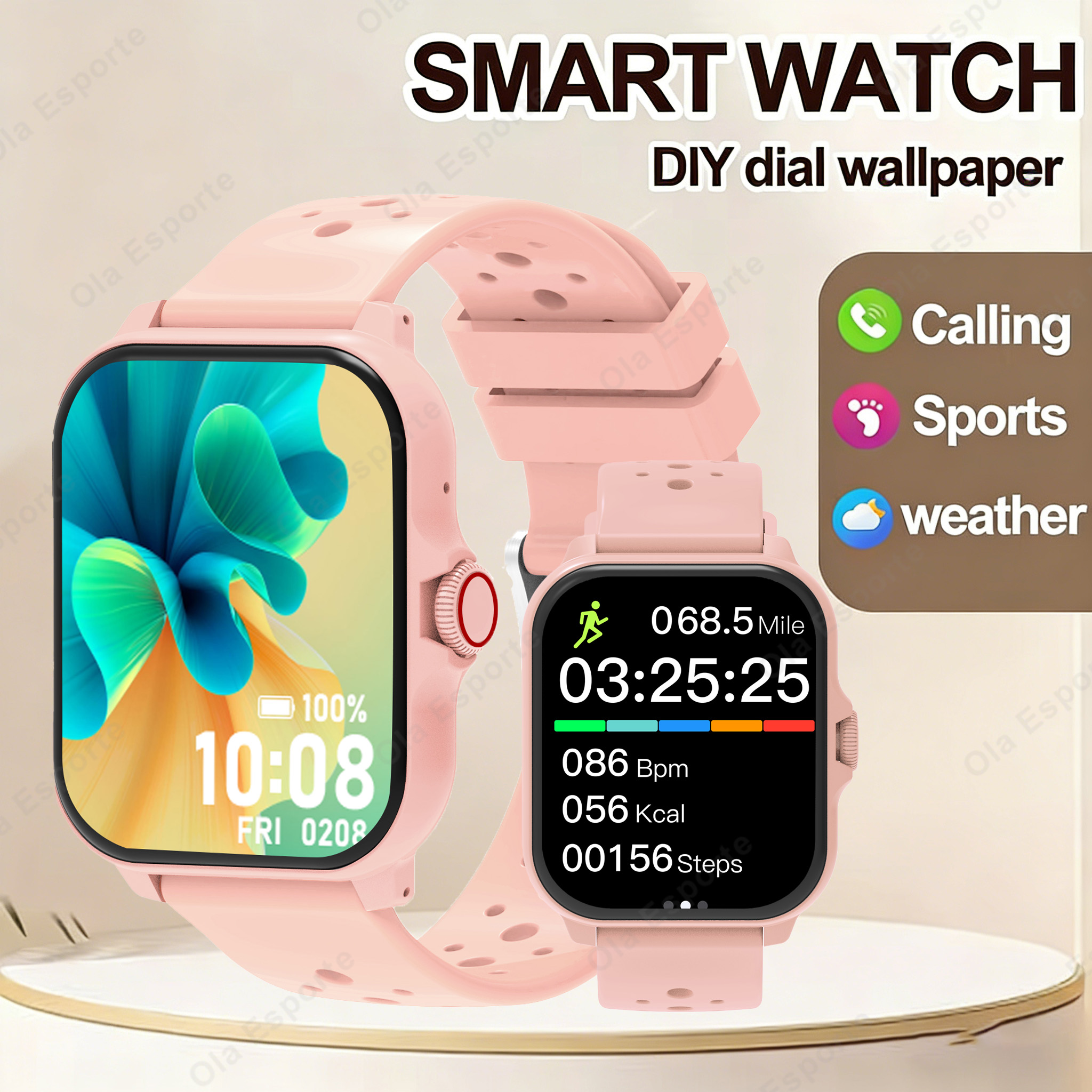 Smart watch, wireless calling  - Smartwatch Iphone Watches For Women recension och pris
