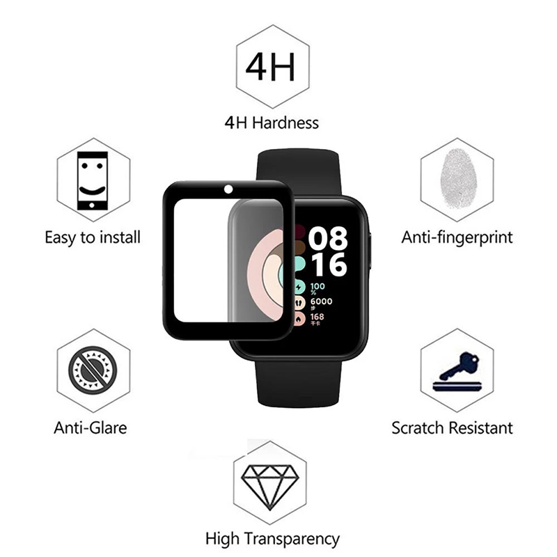 2 Pcs Tempered Glass for Redmi - Smartwatch Watches Xiaomi recension och pris
