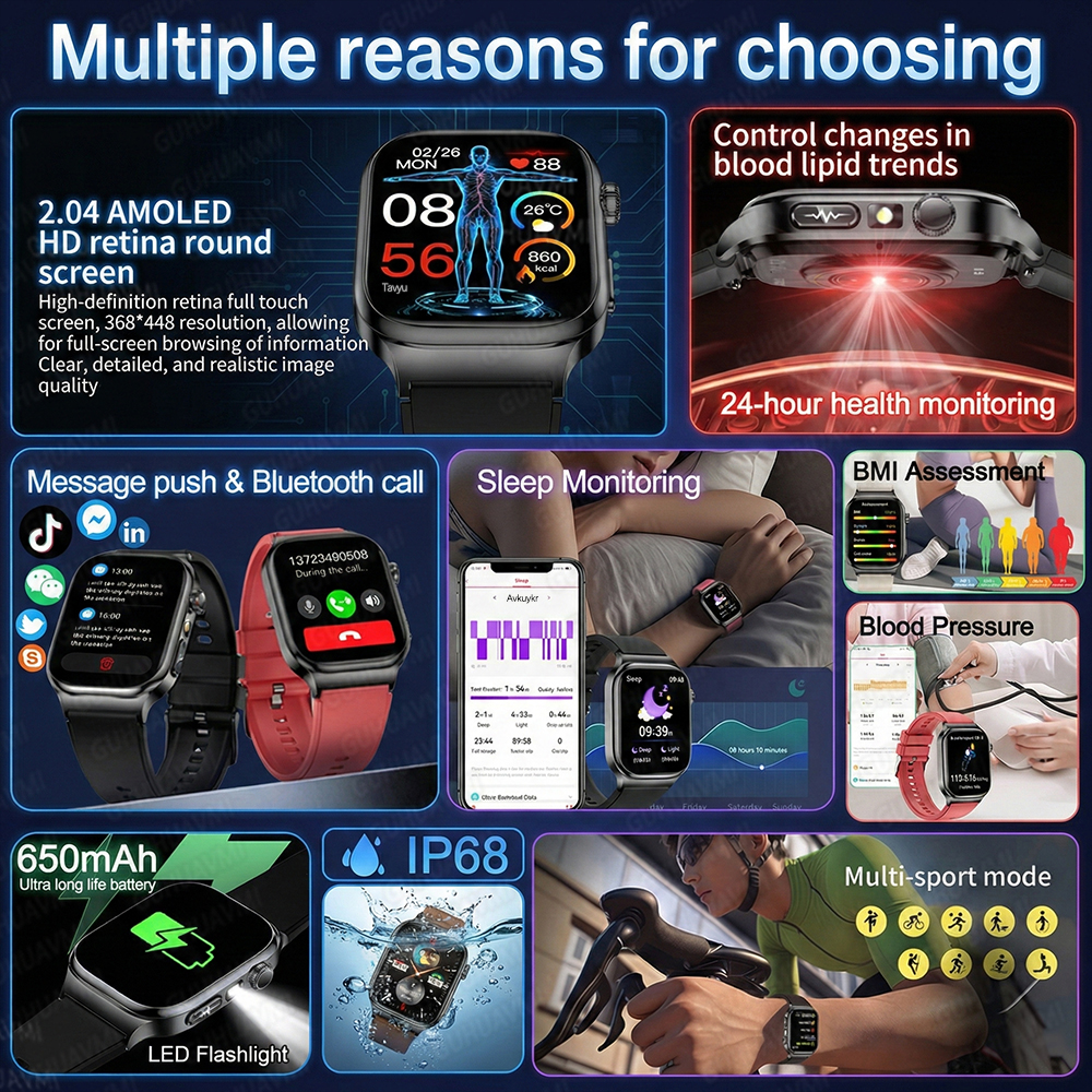 2026 New Accurate Diagnosis Sm - Smartwatch Health Watches For Women recension och pris