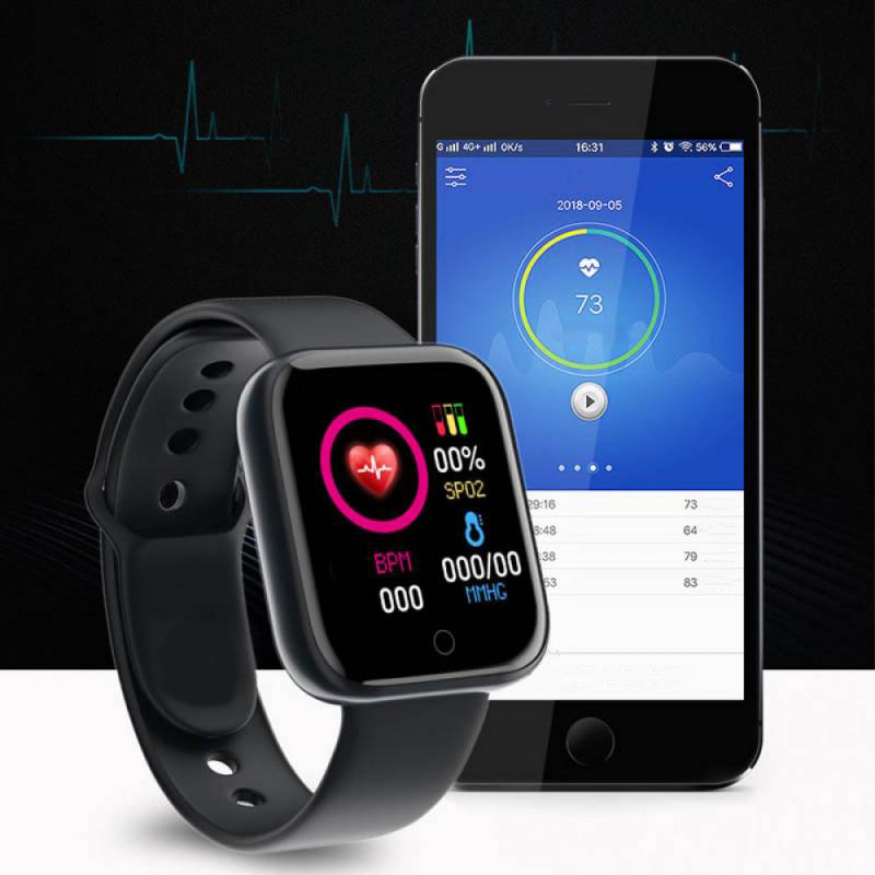 Men Smart Watches Color Screen - Watch Smart Y68 recension och pris