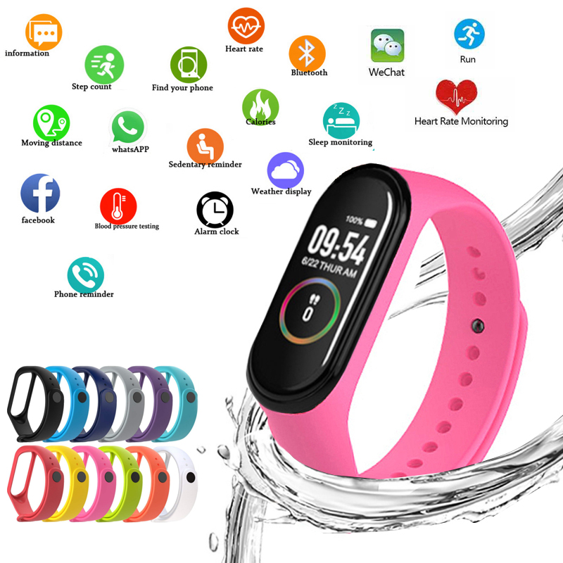 M4 Smart Watchs Sport Wristban - Smartwatch Ladies Watches Branded recension och pris