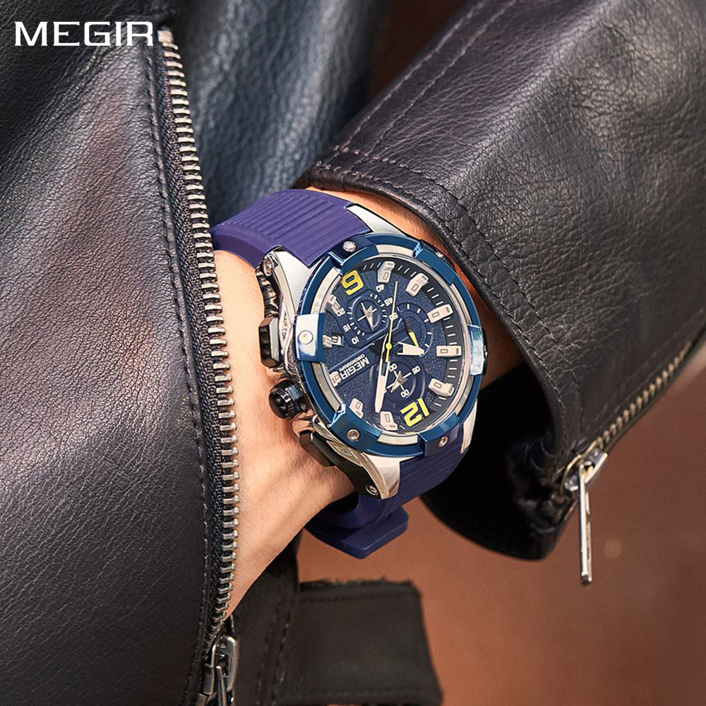 MEIGR Men's Sports Chronograph - Smartwatch Army Watches For Men recension och pris