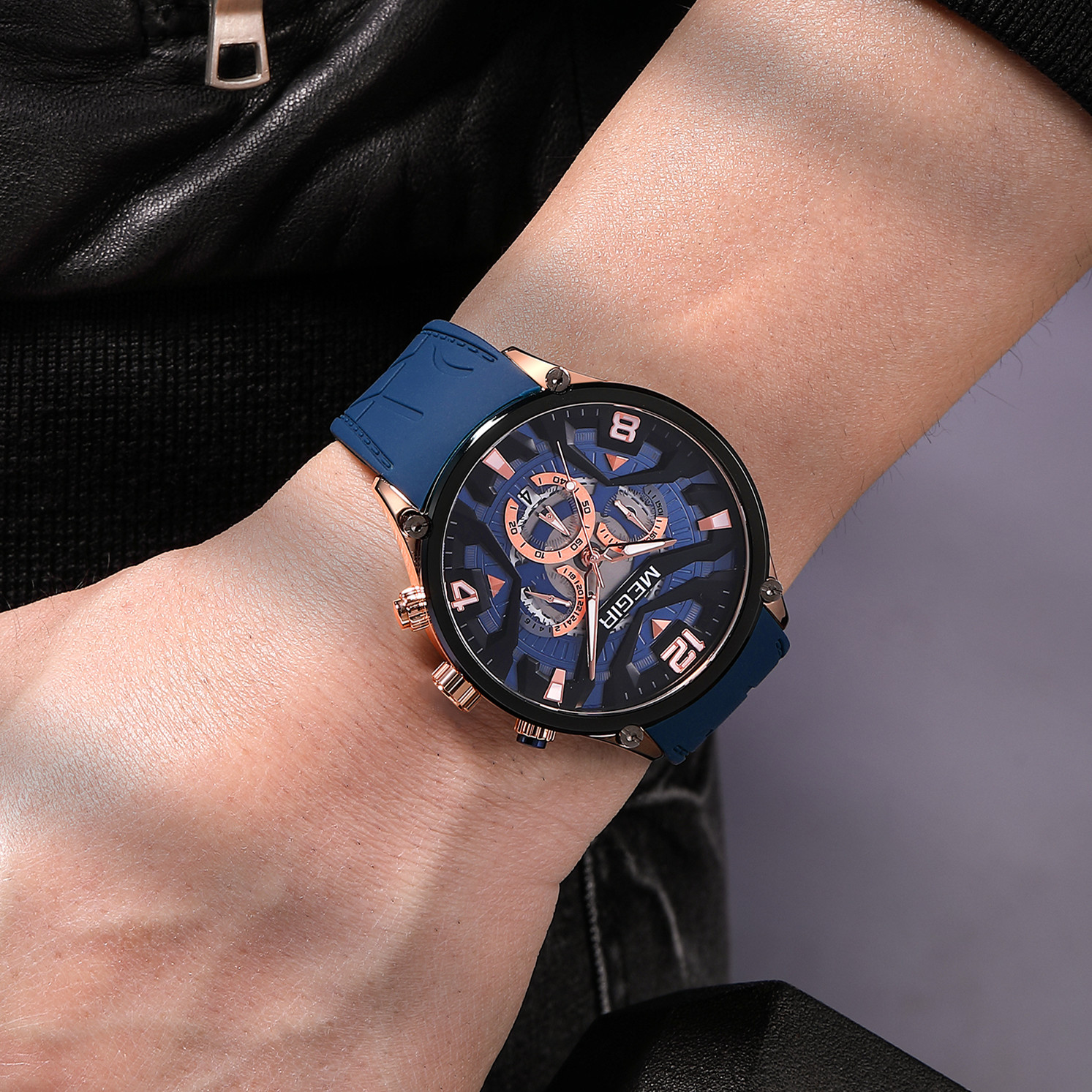 MEGIR Men's Sports Chronograph - Smartwatch Army Watches For Men recension och pris
