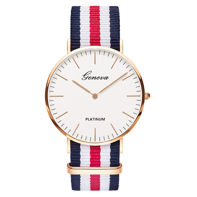 Classic Fashion Stripe Nylon B - Smartwatch Ladies Watches Branded recension och pris