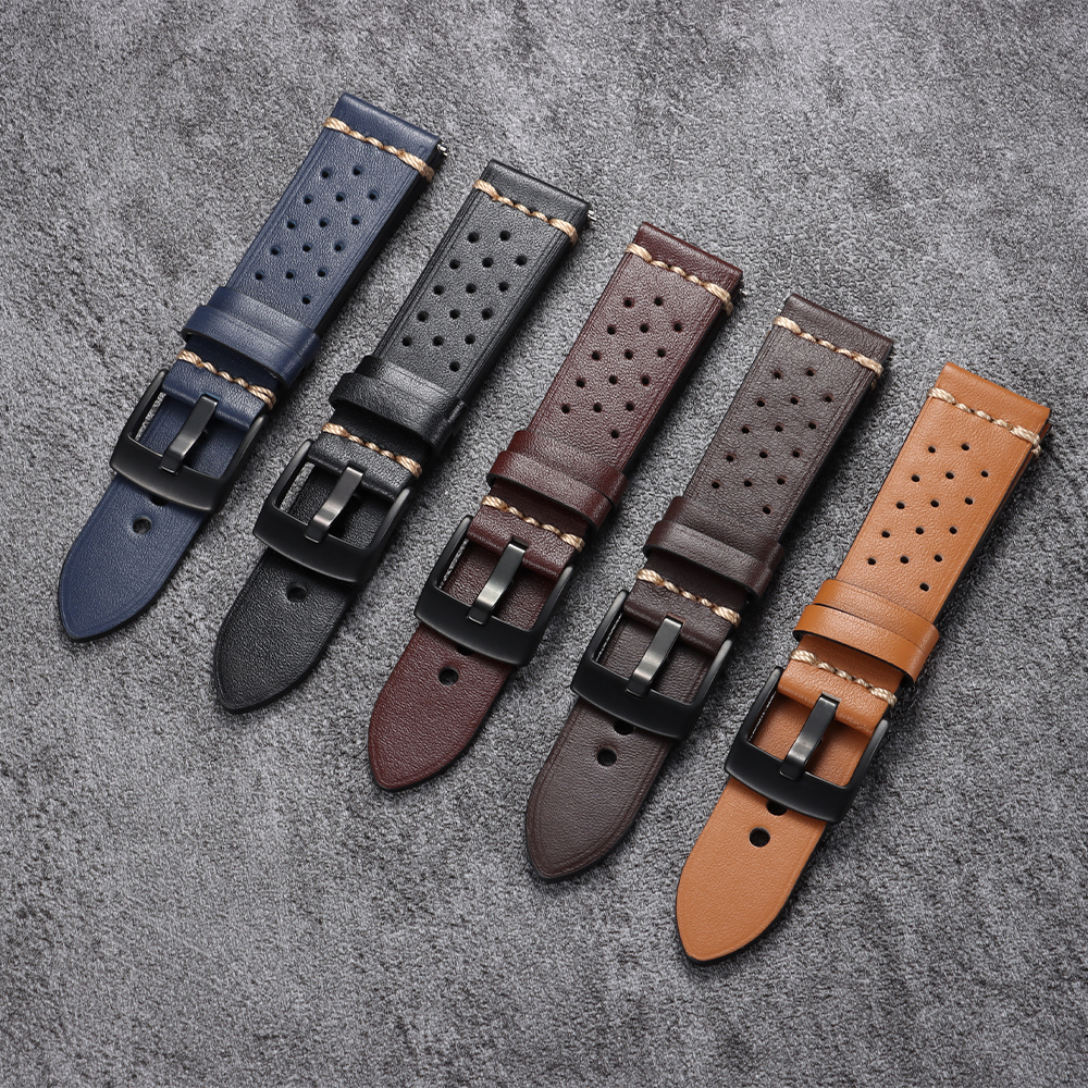 Vintage Cowhide Watch Strap 20 - Smartwatch Vintage Watches For Women recension och pris
