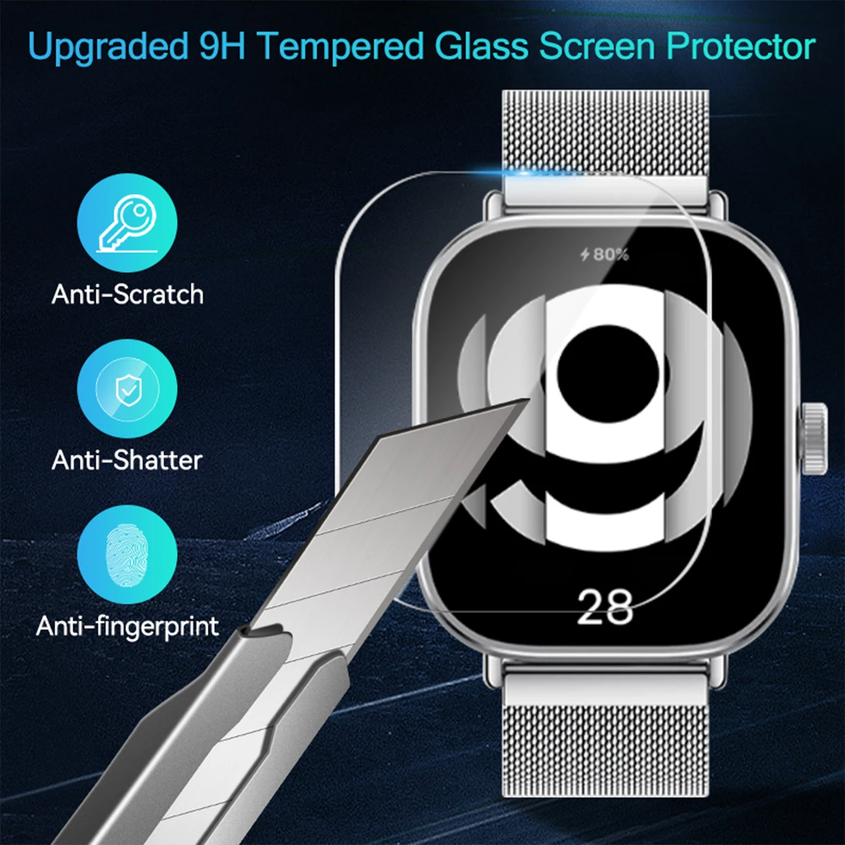 Tempered Glass for Xiaomi Redm - Smartwatch Watches Xiaomi recension och pris