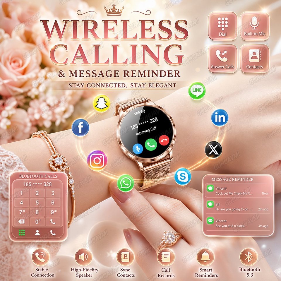 2026 New Ultra-thin Smart Watc - Smartwatch Health Watches For Women recension och pris