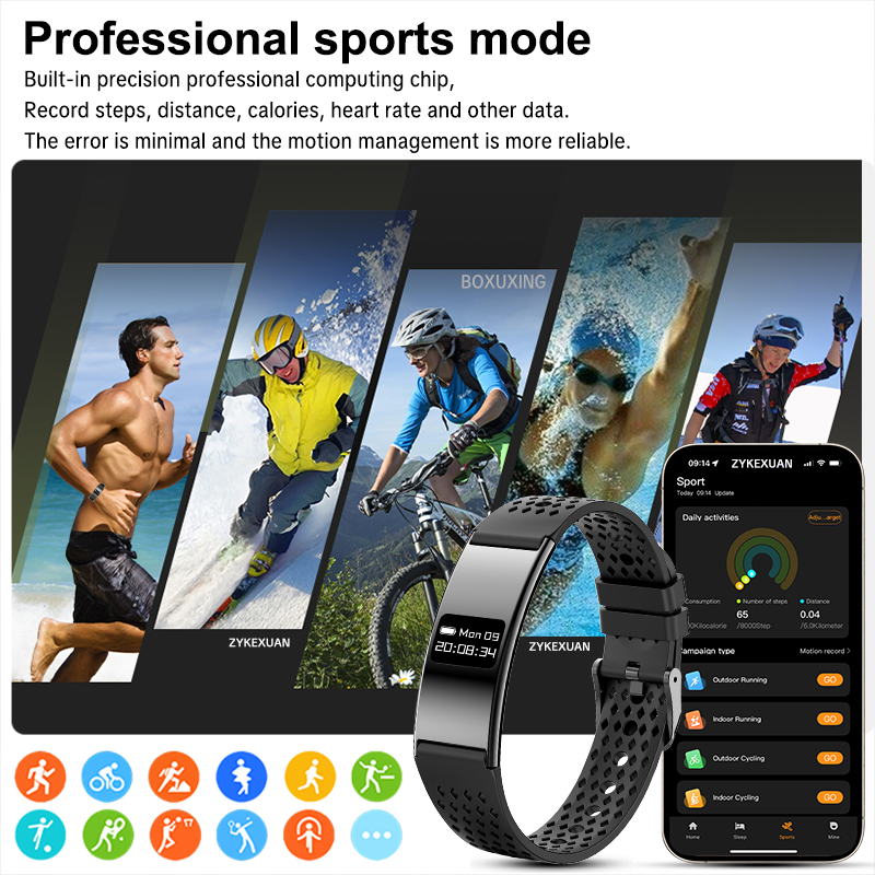 New Sport Smart Bracelet Men F - Smartwatch Health Watches For Women recension och pris