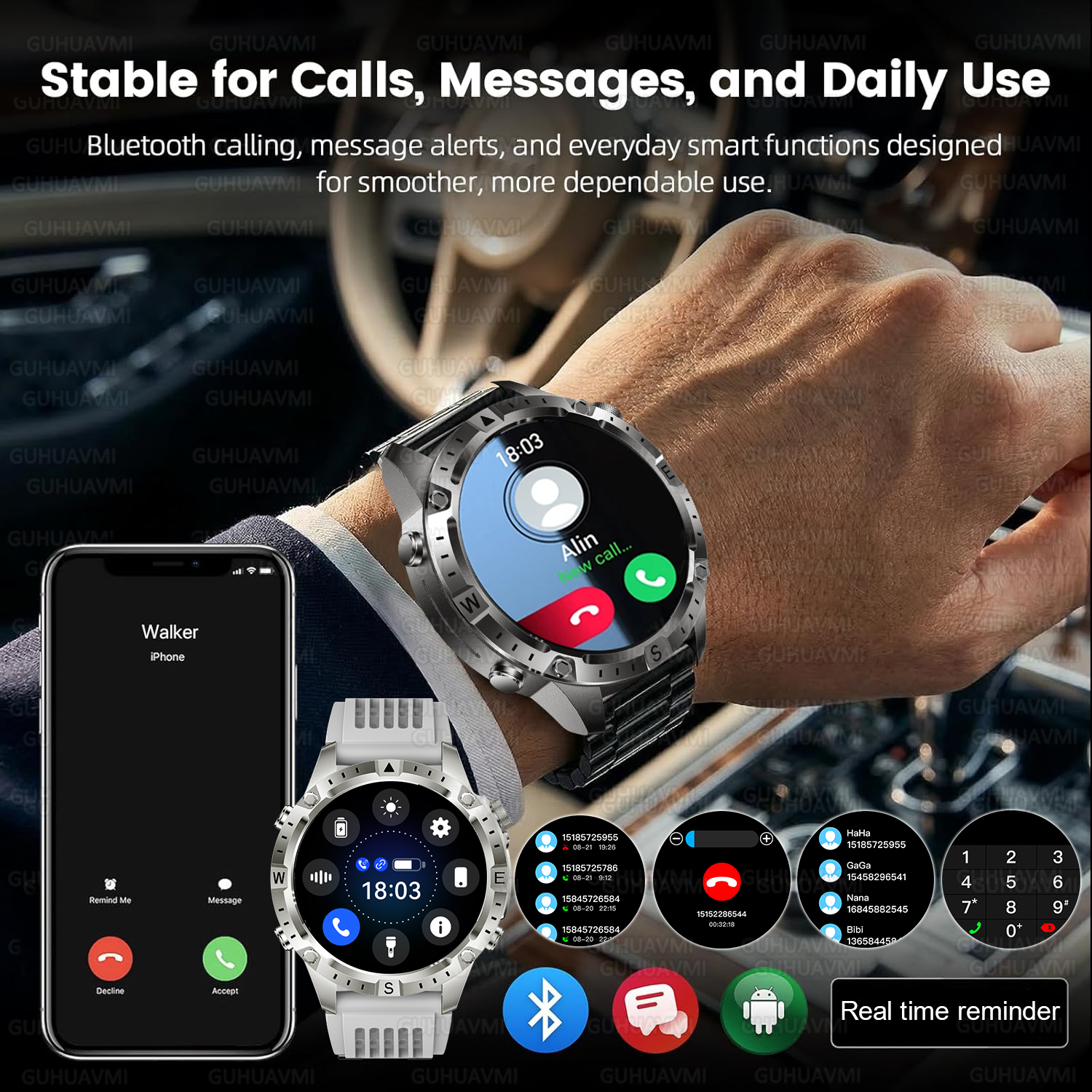 New Men Army grade Built-in GP - Smartwatch Army Watches For Men recension och pris