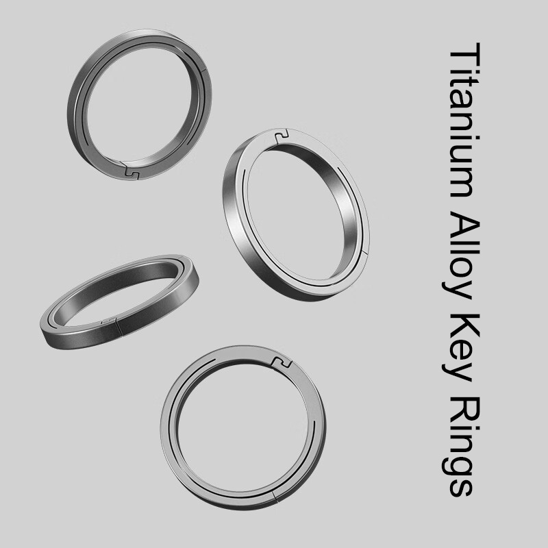 1pc Titanium Alloy Key Rings F - Tritium Gas Tube recension och pris