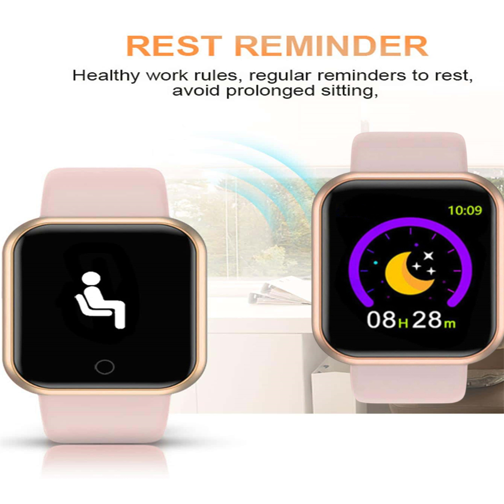 Men Watch Electronic Fitness B - Watch Smart Y68 recension och pris