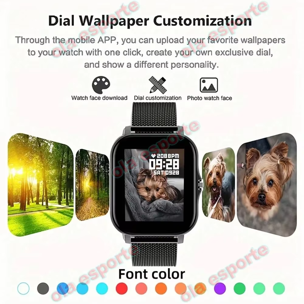 Smart watch wireless calling/d - Smartwatch Iphone Watches For Women recension och pris