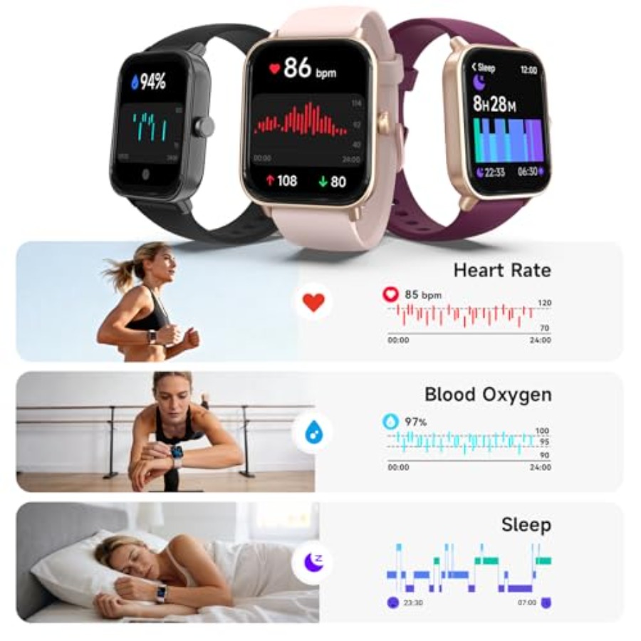 Smart Watch for Women, 1.85 in - Smartwatch Iphone Watches For Women recension och pris