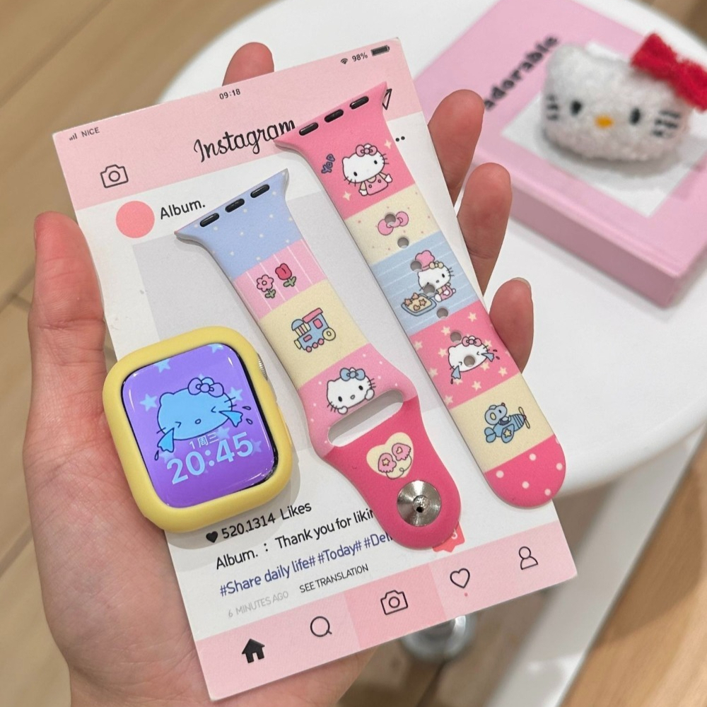Anime Sanrio Lovely Kitty Sili - Apple Watch Band recension och pris