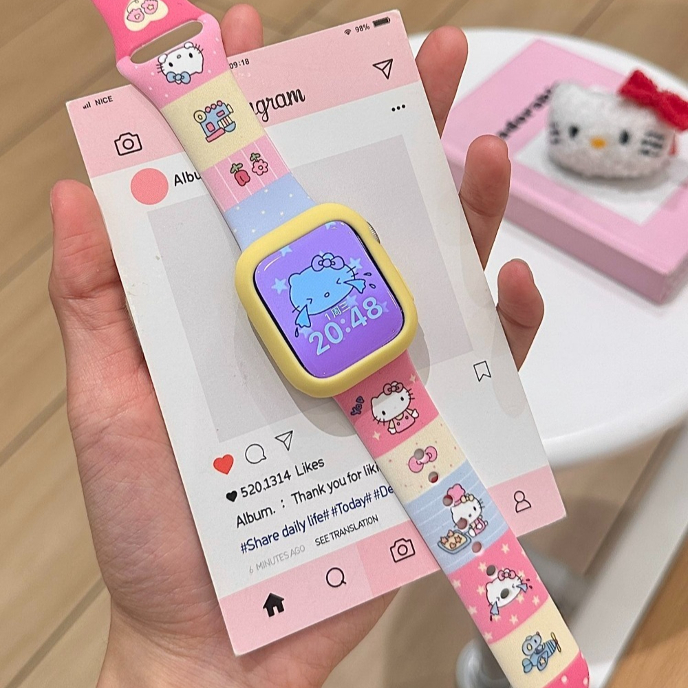 Anime Sanrio Lovely Kitty Sili - Apple Watch Band recension och pris