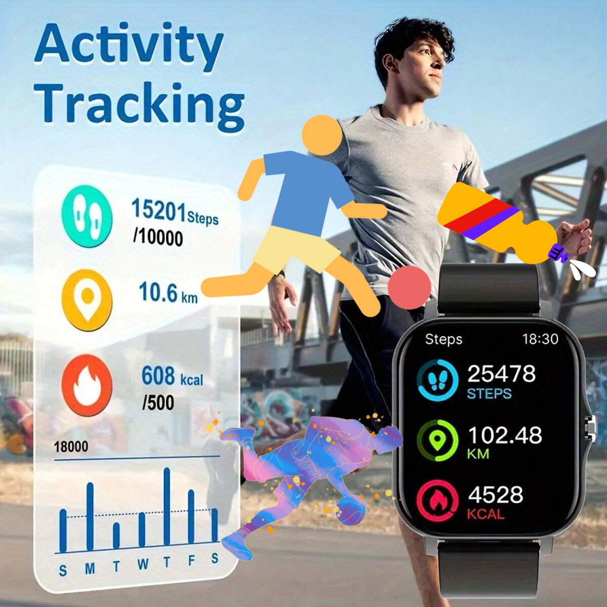 Smartwatch 2026 Man Smart Watc - Watch Smart Y68 recension och pris