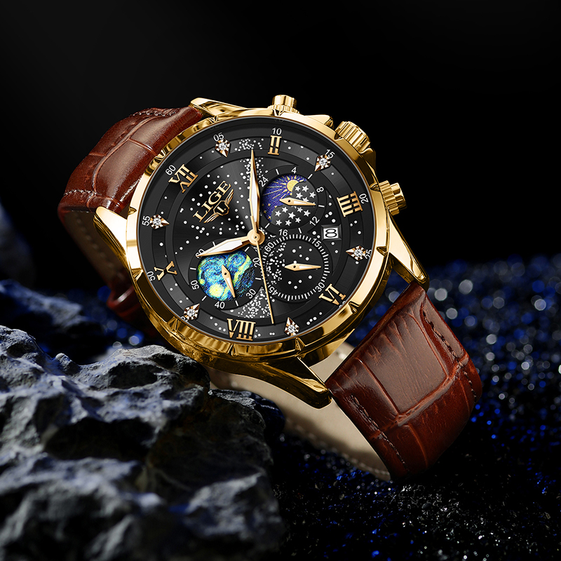 LIGE 2024 Top Luxury Brand Men - Smartwatch Army Watches For Men recension och pris