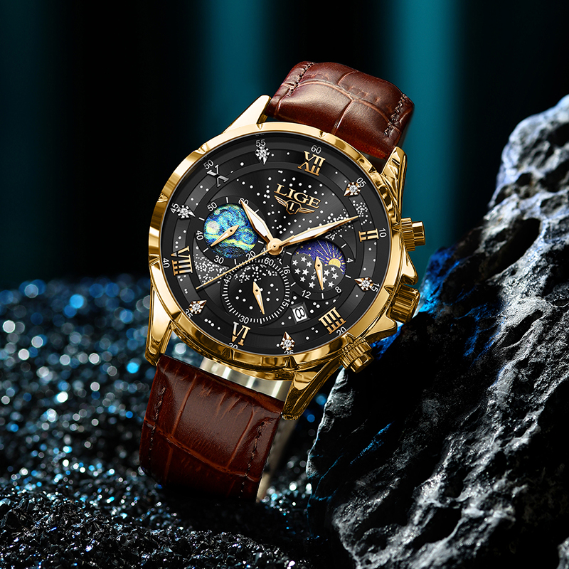 LIGE 2024 Top Luxury Brand Men - Smartwatch Army Watches For Men recension och pris