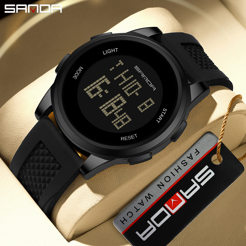 SANDA 9067 Digital Watch Men M - Smartwatch Army Watches For Men recension och pris