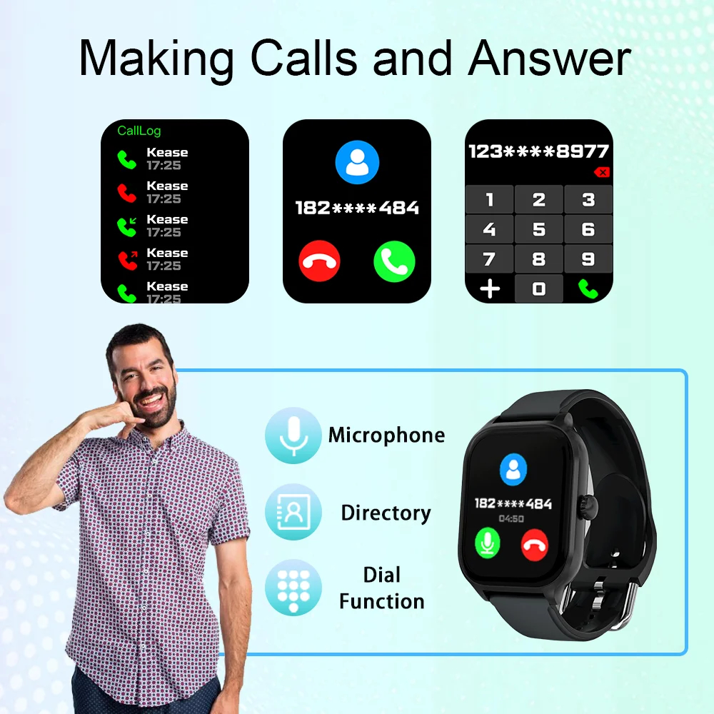 Smart Watch 2026 Men Women Ful - Watch Smart Y68 recension och pris