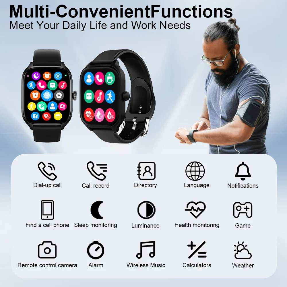 Smart Watch 2026 Men Women Ful - Watch Smart Y68 recension och pris