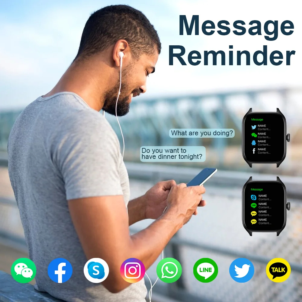 Smart Watch 2026 Men Women Ful - Watch Smart Y68 recension och pris