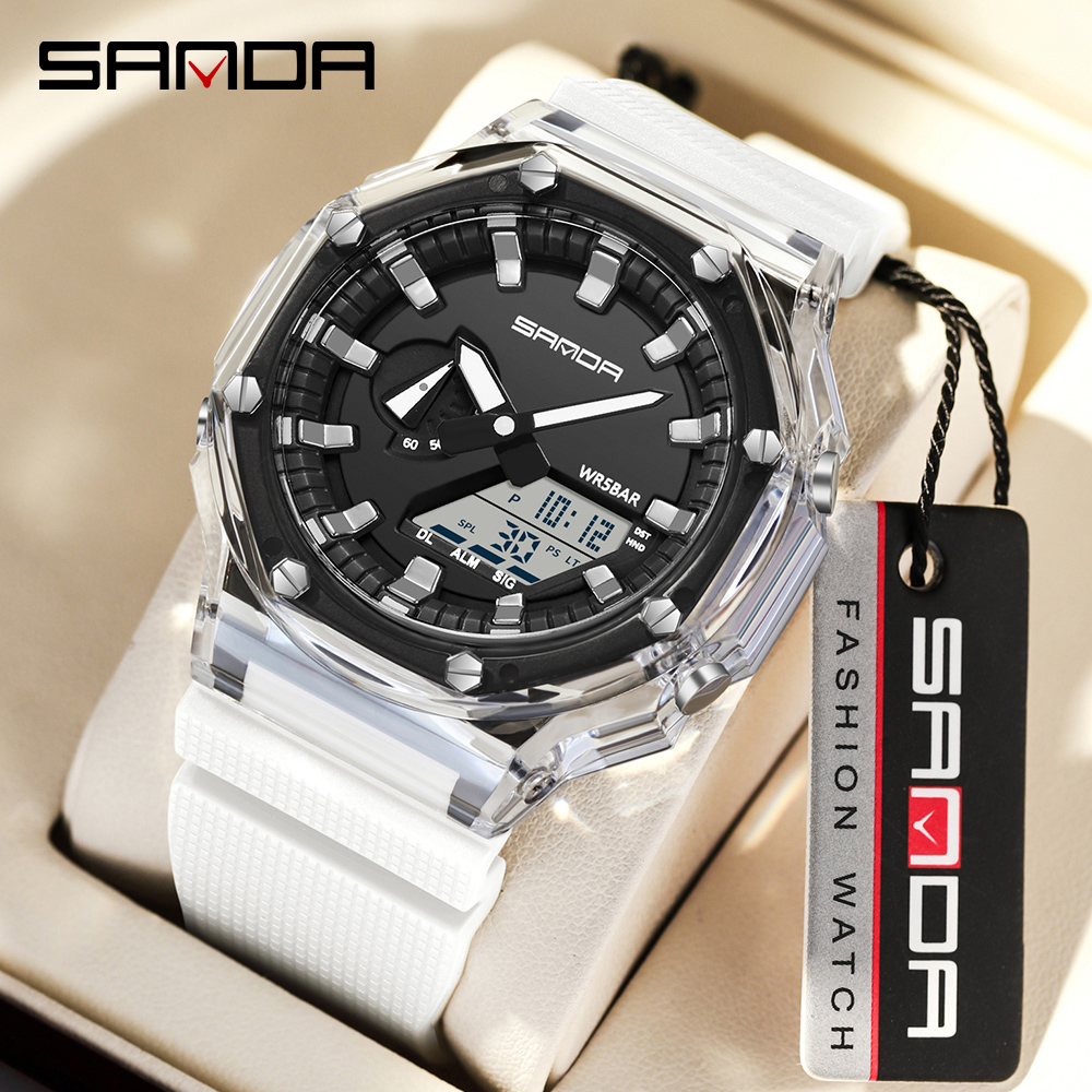 SANDA 3341Digital LED Watch Me - Smartwatch Army Watches For Men recension och pris