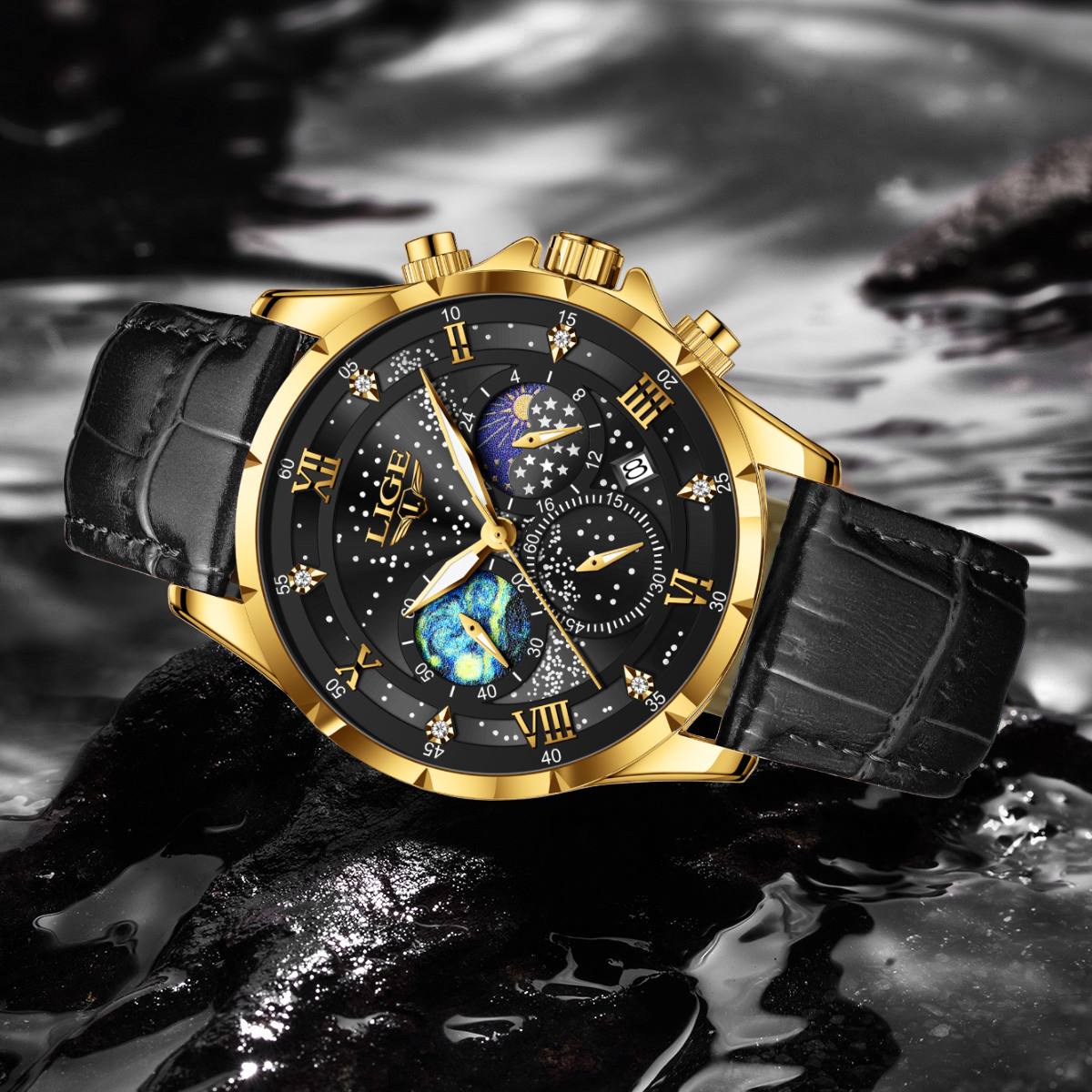 LIGE 2025 Top Luxury Brand Men - Smartwatch Army Watches For Men recension och pris