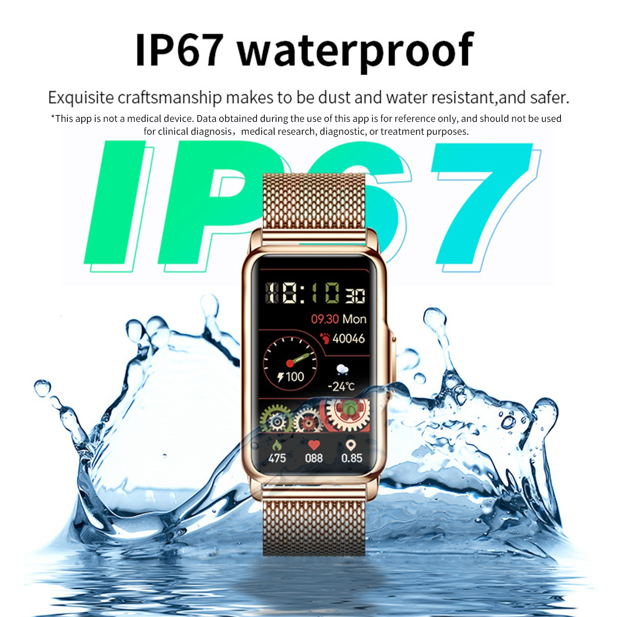 LIGE Smart Watch Men Women Fit - Smartwatch Watches For Men recension och pris