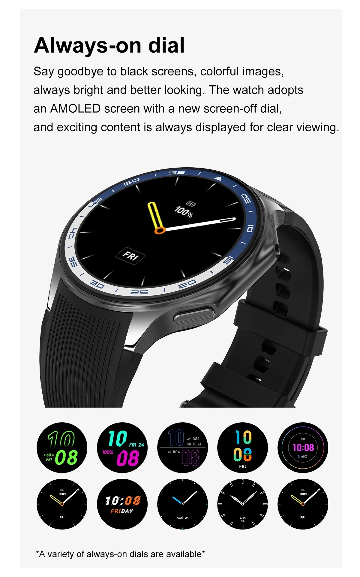 1.43 inch Big Screen Men Women - Smartwatch Iphone Watches For Women recension och pris